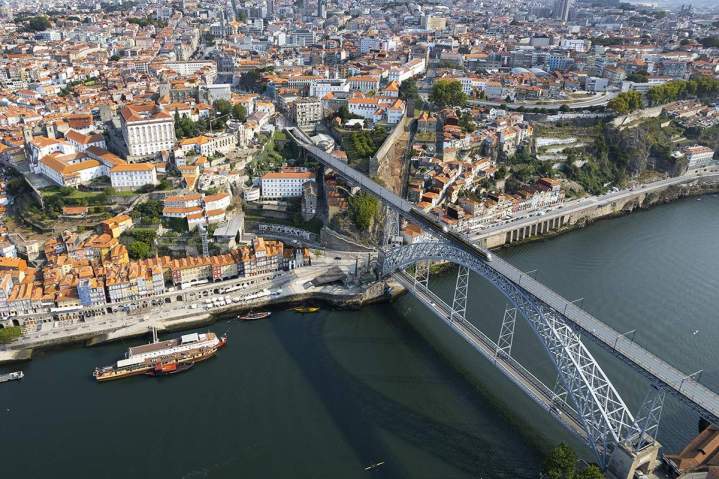 Vue aerien de Portugal